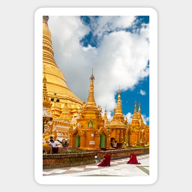 Pagoda Shwedagon Sticker by bulljup